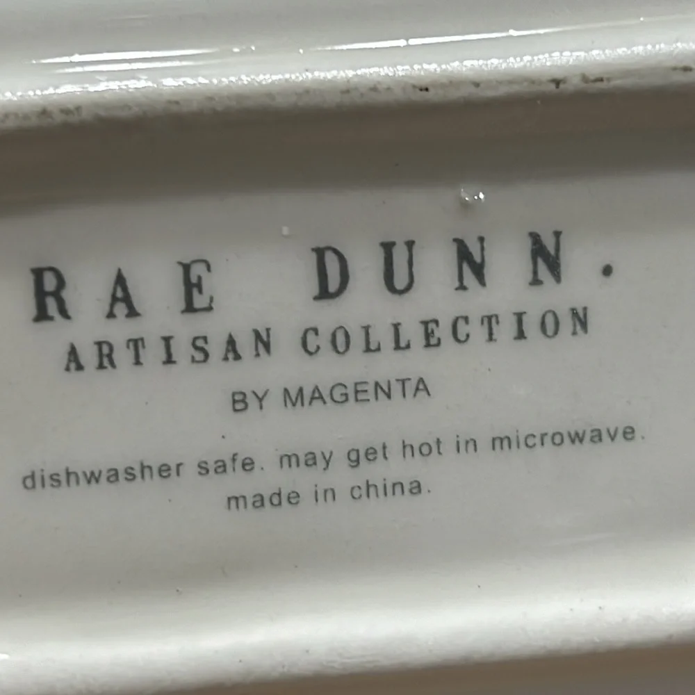 Rae Dunn artisan collection relish dish “le legumes.” Excellent condition